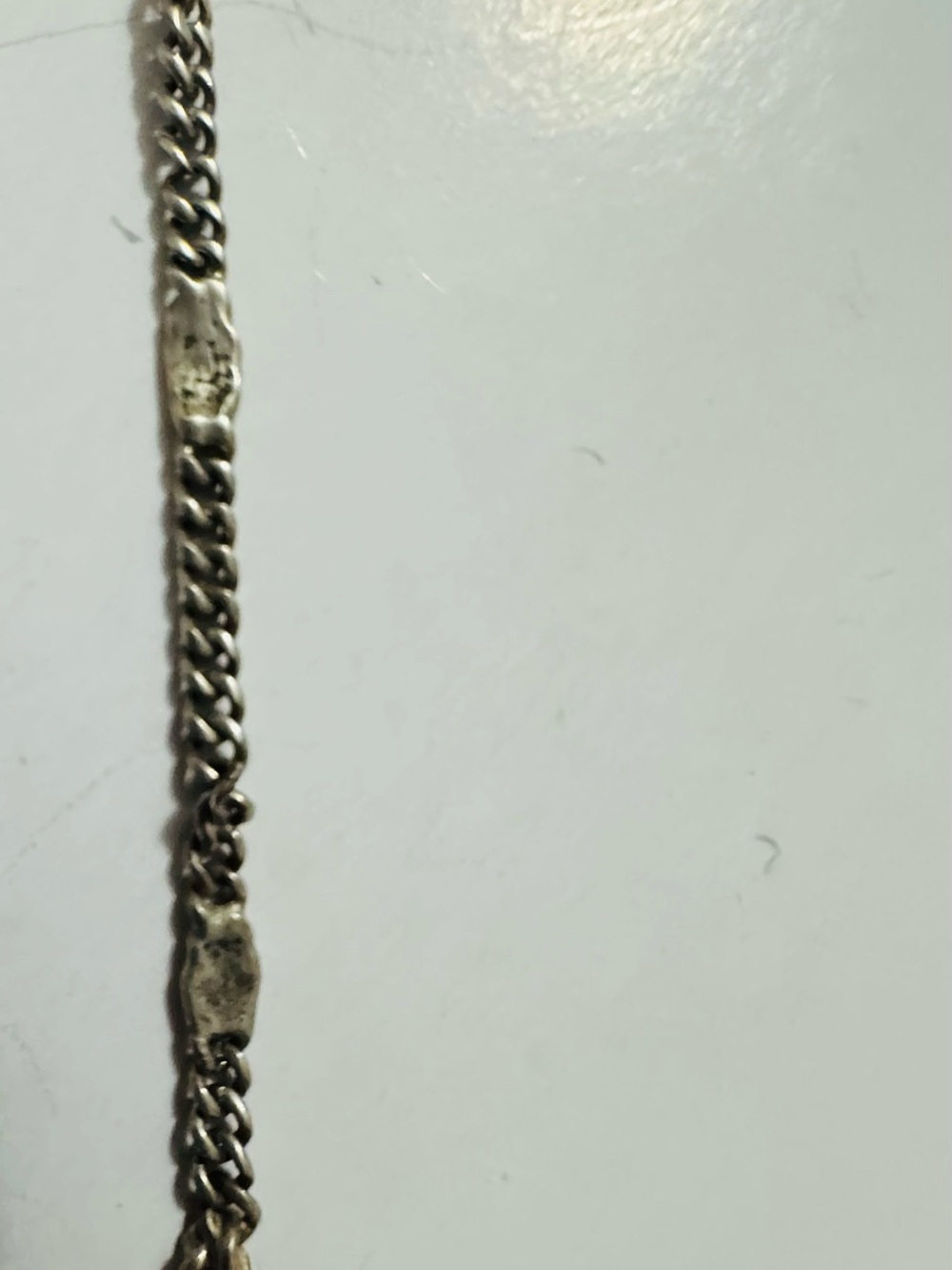 Sterling Silver Black Onyx Marcasite Necklace - Unbranded View 3